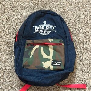 Kimes Ranch Jeans Denim/Camo Backpack